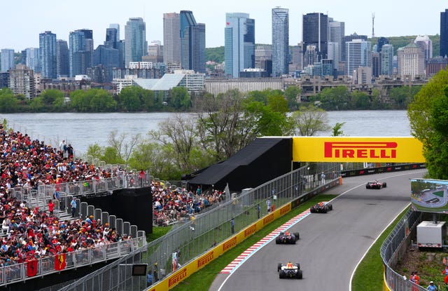 General view of the track in Montreal