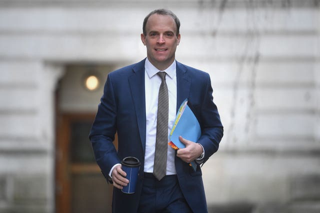 Foreign Secretary Dominic Raab