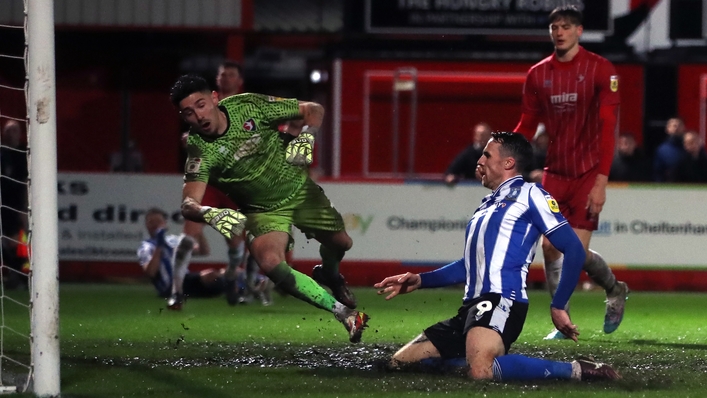 Lee Gregory scored a late equaliser to earn Sheffield Wednesday a draw at Cheltenham (Simon Marper/PA)