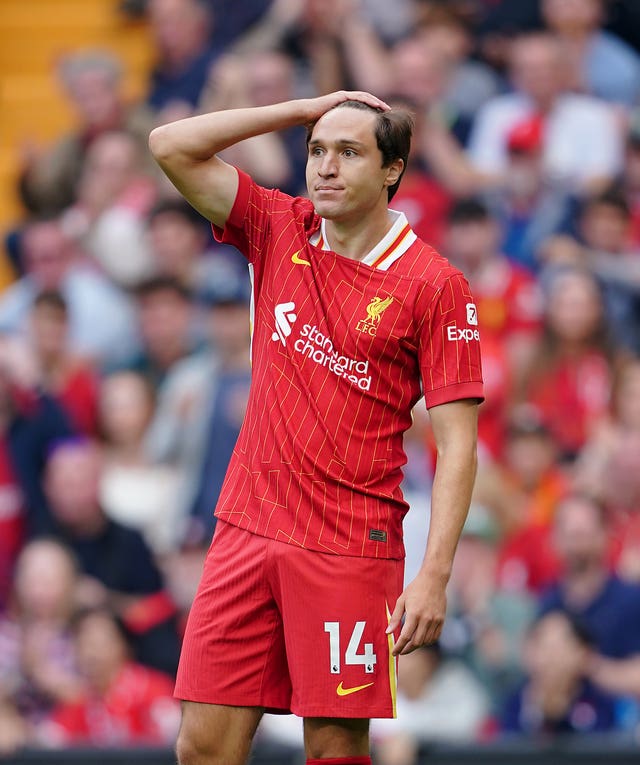 Federico Chiesa puts his hand on his head