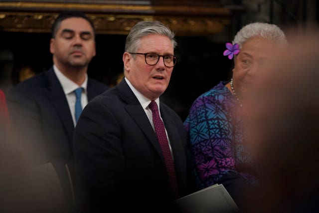 Prime Minister Sir Keir Starmer at the annual Commonwealth Day service