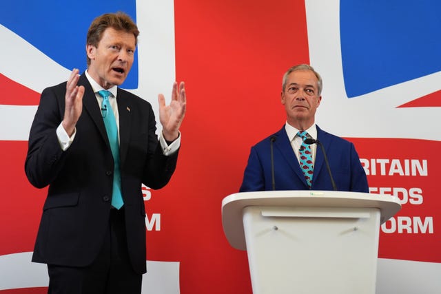 Nigel Farage and Richard Tice