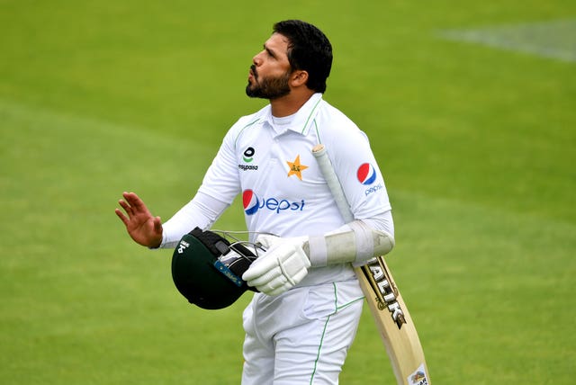 Pakistan captain Azhar Ali was quickly dismissed
