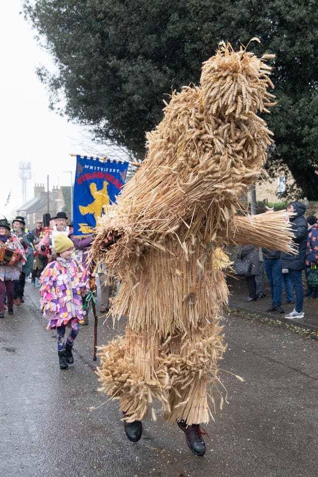 Straw Bear Festival makes colourful return to streets of Whittlesey ...
