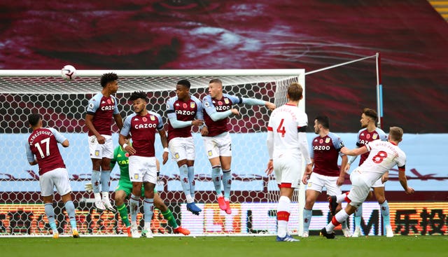 James Ward-Prowse curls in a free-kick 