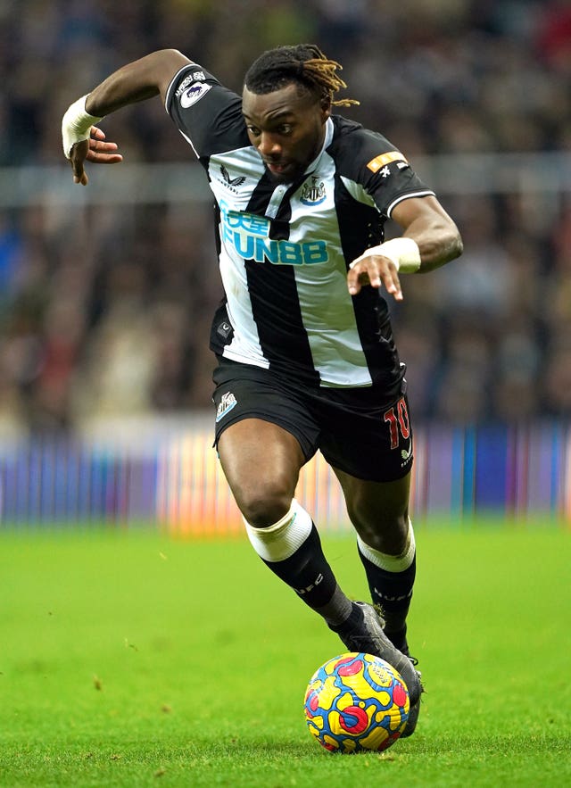 Newcastle’s Allan Saint-Maximin scored a late equaliser in a 3-3 draw with Brentford at St James' Park in November