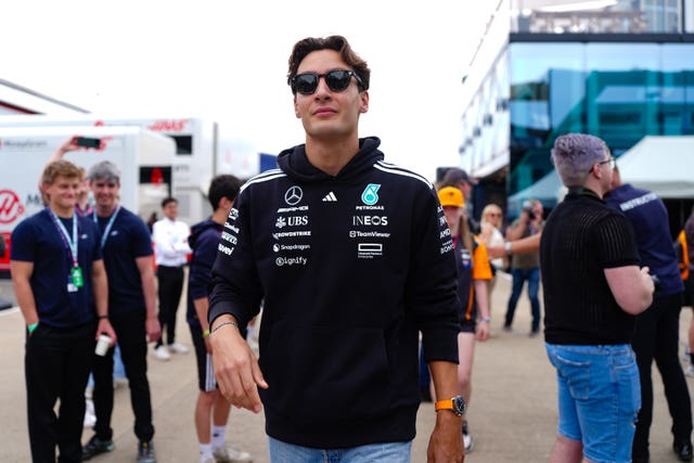 Mercedes driver George Russell 