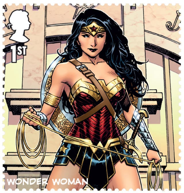 Wonder Woman stamp