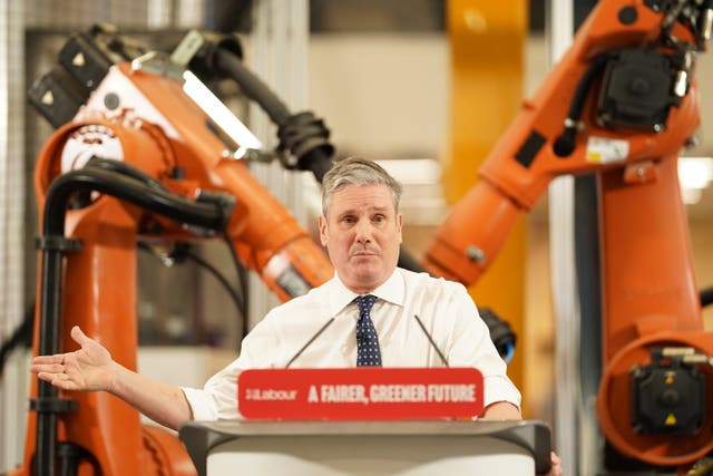 Keir Starmer visit to UCL at Here East