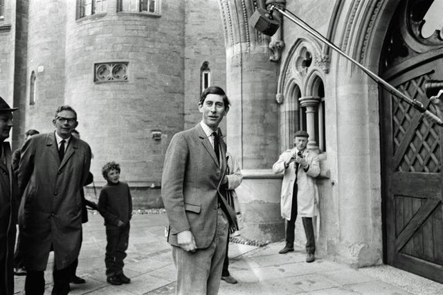 Charles in Wales in 1969