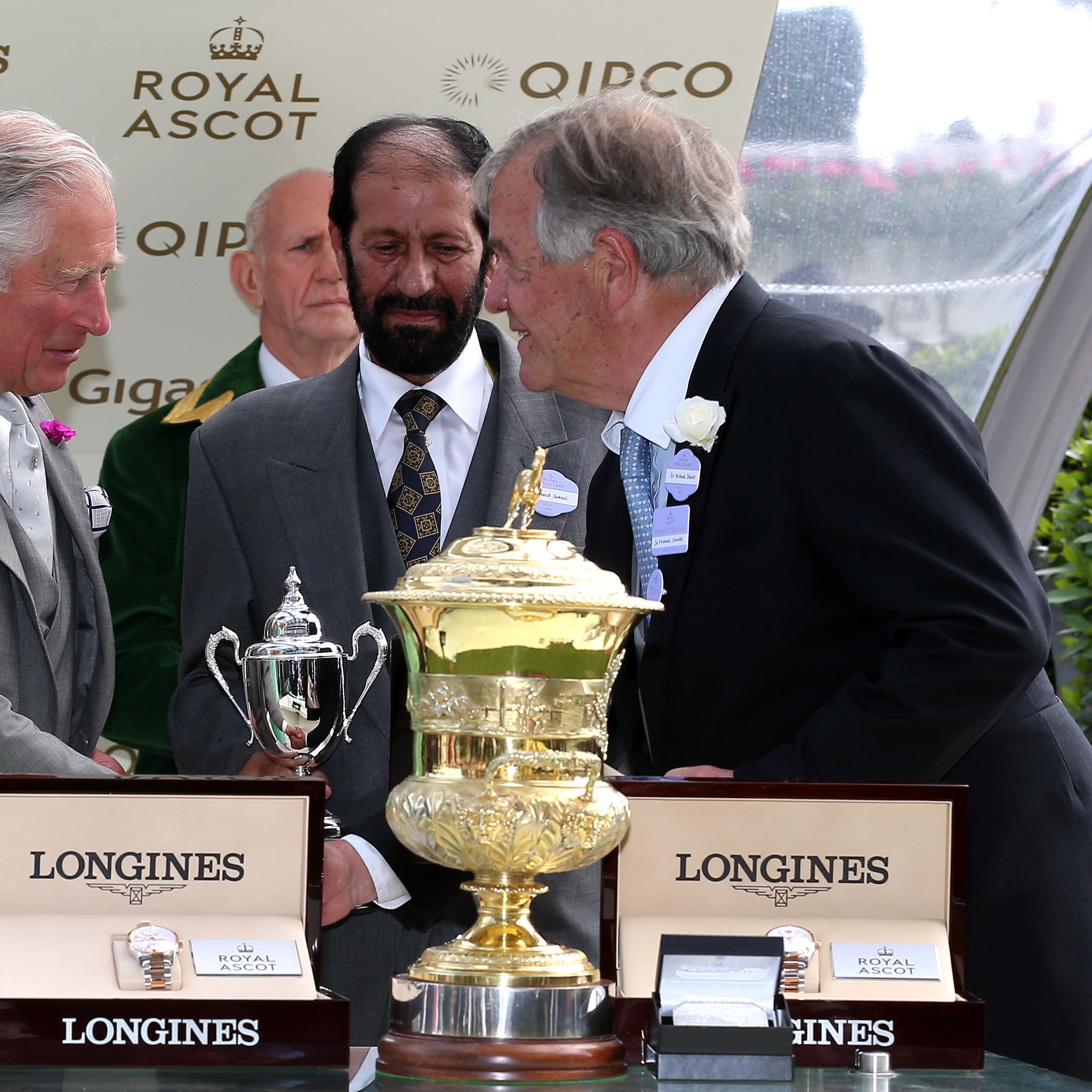 Sir Michael Stoute was the man of the moment at Royal Ascot on Wednesday
