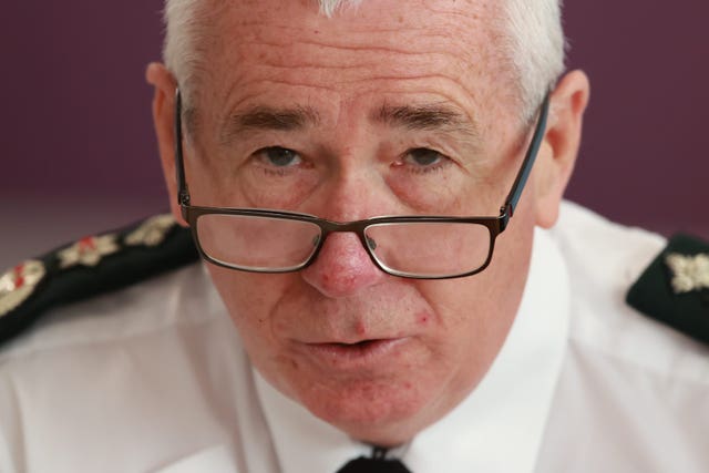 Police Service of Northern Ireland Chief Constable Jon Boutcher 