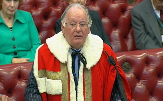 Lord Martin introduced to the House of Lords