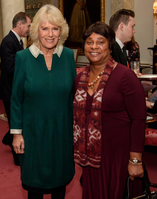 Duchess of Cornwall with Baroness Doreen Lawrence