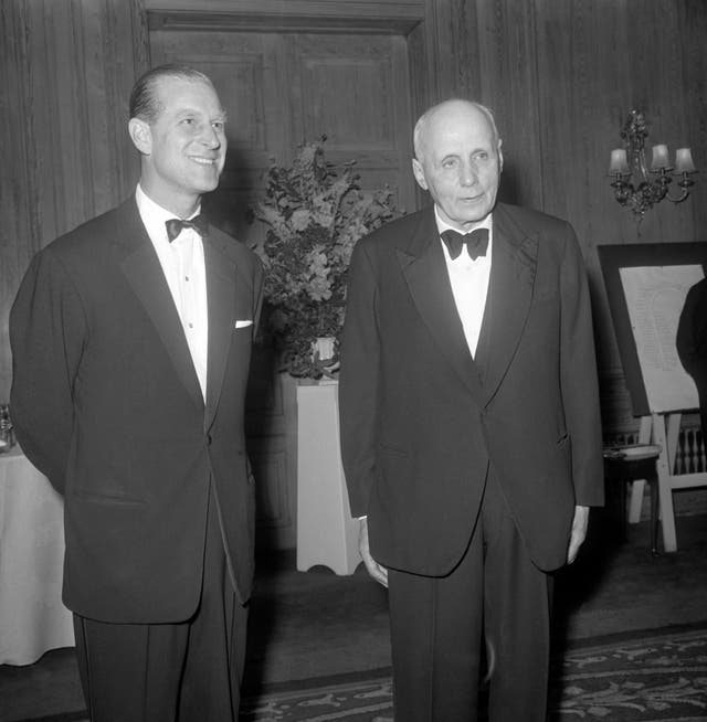 Philip and Dr Kurt Hahn