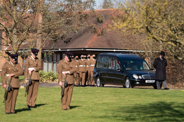 Captain Sir Tom Moore funeral