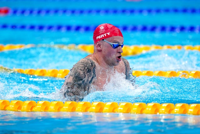 Adam Peaty hailed the culture and ethos within British Swimming (Adam Davy/PA)