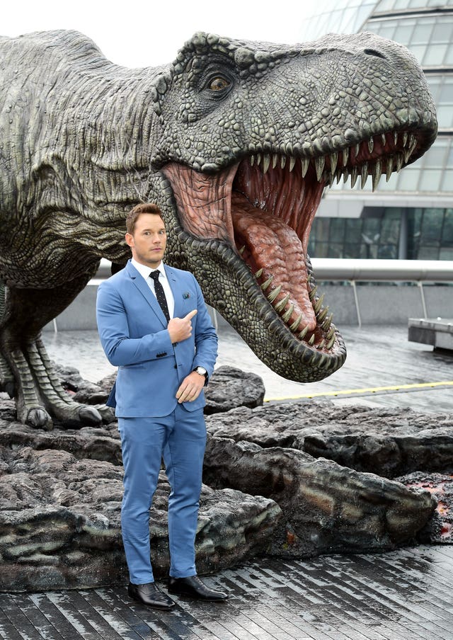 Chris Pratt plays Owen Grady, a Navy veteran, and former dinosaur trainer for Jurassic World in the franchise's latest instalment.  