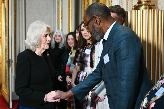 The Queen meets actor Sir Lenny Henry