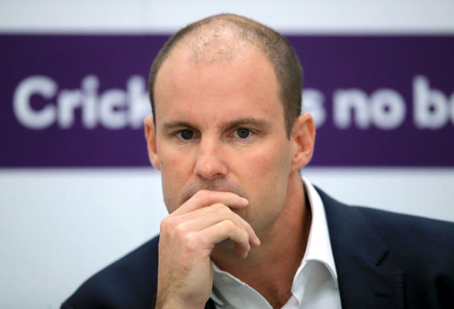 Giles is taking over from Andrew Strauss (pictured) at a critical time for the national side