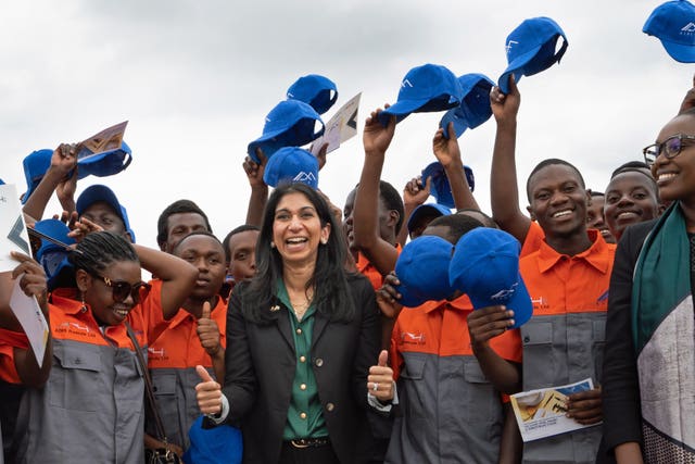 Suella Braverman visit to Rwanda