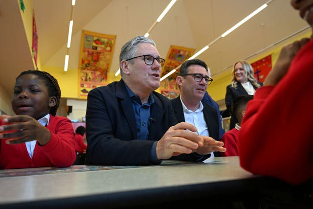 Sir Keir Starmer school visit