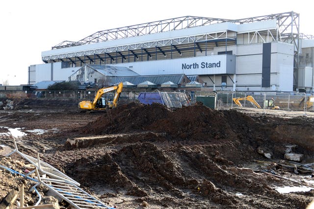 Work had already began while Spurs were still playing at White Hart Lane