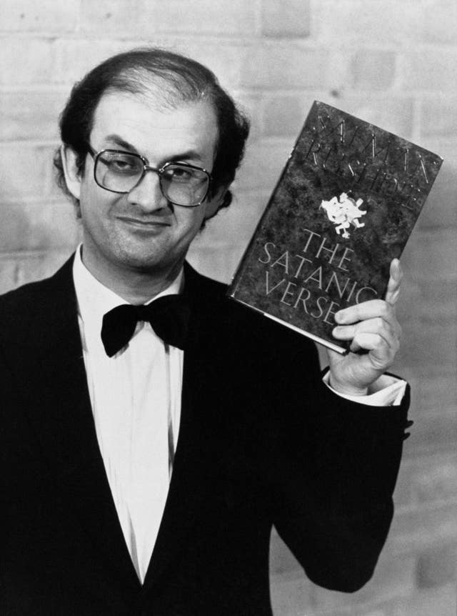 Sir Salman Rushdie, author of The Satanic Verses