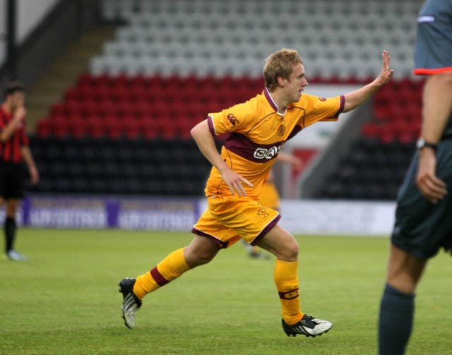 Paul Slane played in the Europa League for Motherwell
