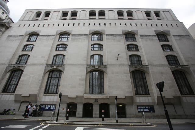 A general view of the Central Criminal Court in the Old Bailey, London