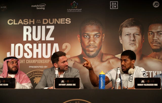 Eddie Hearn enjoyed Anthony Joshua's first bout in Saudi Arabia 