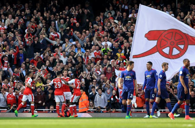 Granit Xhaka opened the scoring as Arsenal beat Mourinho's United at the Emirates Stadium last year