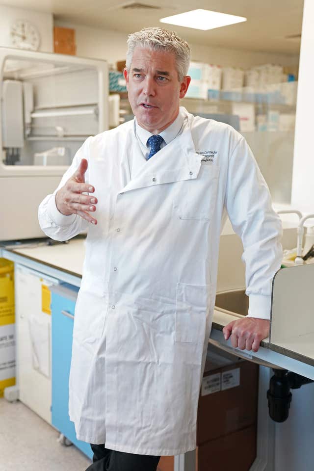 Health Secretary Steve Barclay 