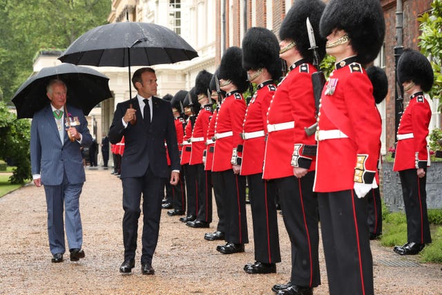 Emmanuel Macron visit to the UK