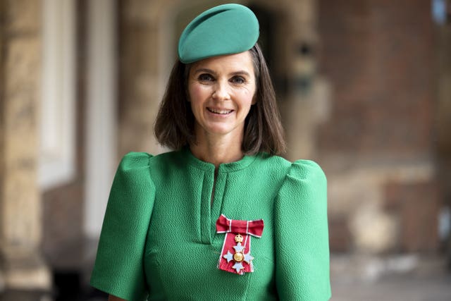 Alex Mahon after being made a Commander of the Order of the British Empire during an investiture ceremony at St James’s Palace