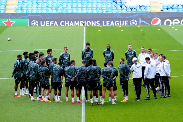 Real Madrid training session