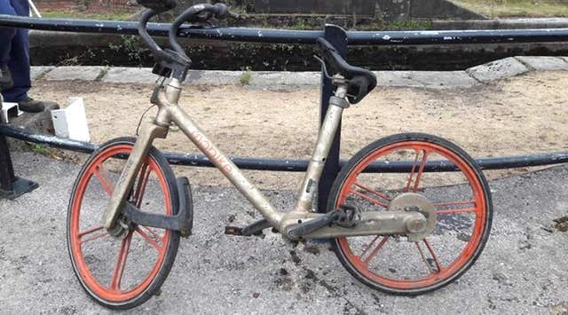 Bicycles have been pulled out of canals (Canal and River Trust/PA)