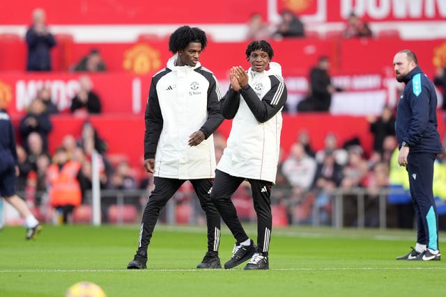 New signatures Ayden Heaven and Patrick Dorgu were introduced to Old Trafford on Sunday