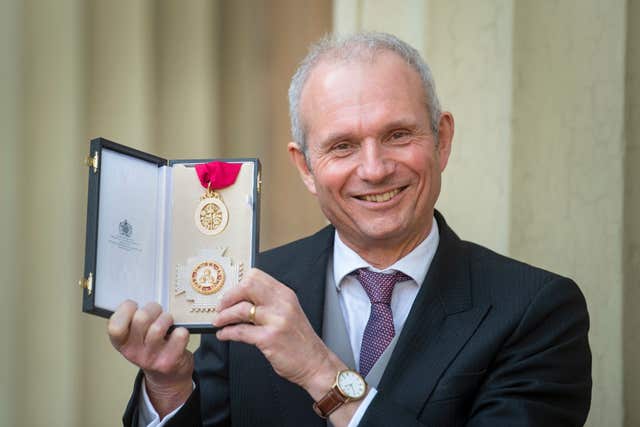 Sir David Lidington after receiving a knighthood for political and public service at an investiture ceremony at Buckingham Palace (Victoria Jones/PA)