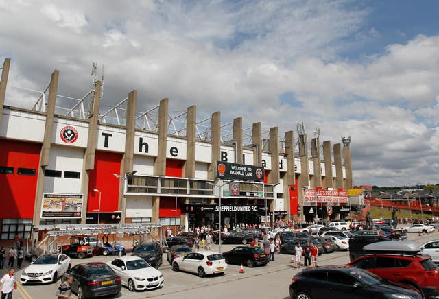 Sheffield United’s Bramall Lane Football Stadium (Richard Sellers/PA)