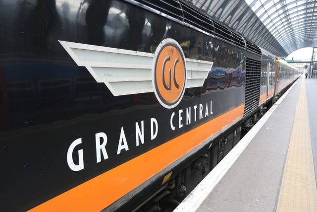 A Grand Central train (Martin Keene/PA)