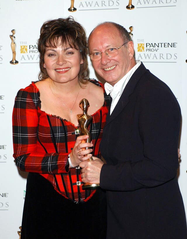 Lorraine Kelly with Trevor Sorbie