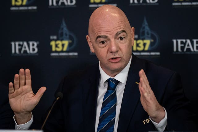 FIFA President Gianni Infantino