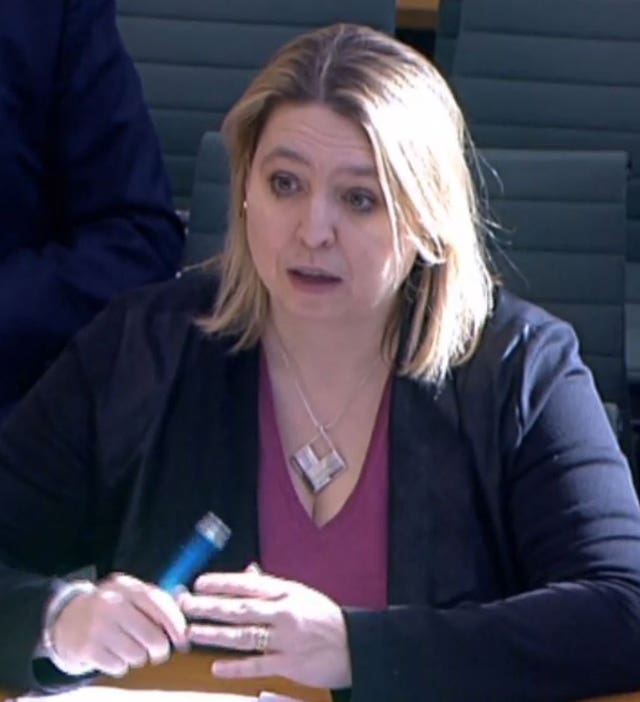Northern Ireland Secretary Karen Bradley refused to be drawn in the dispute as to whether a draft deal existed (PA)