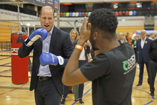 Royal visit to the Copper Box Arena
