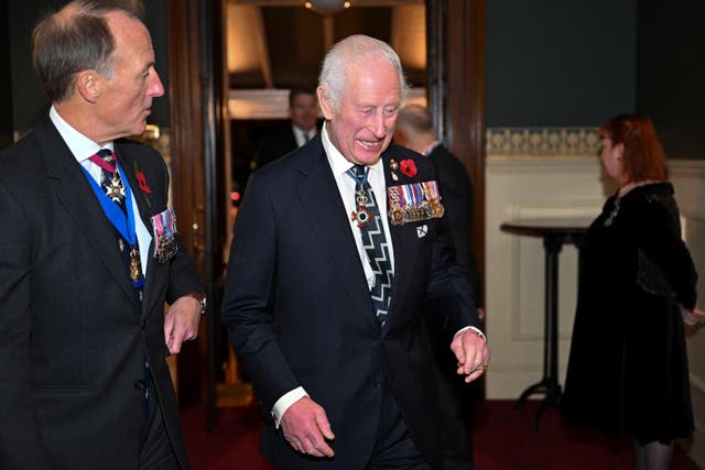 Charles at the Royal British Legion’s Festival of Remembrance