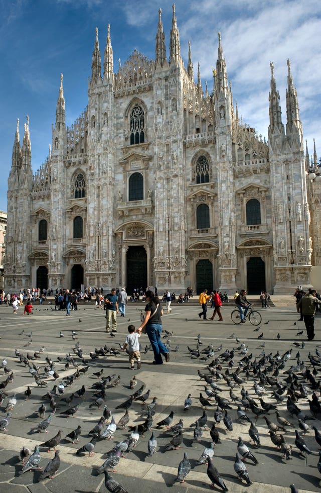 Milan's cathedral, the Duomo, will stage the Requiem (Anthony Devlin/AP)