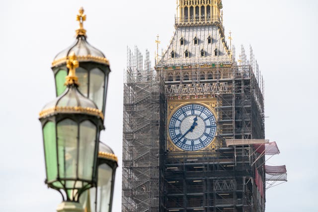 Big Ben repairs