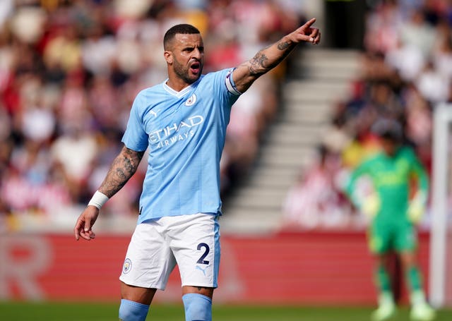 Manchester City defender Kyle Walker