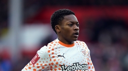 Karamoko Dembele was on target for Blackpool (Mike Egerton/PA)